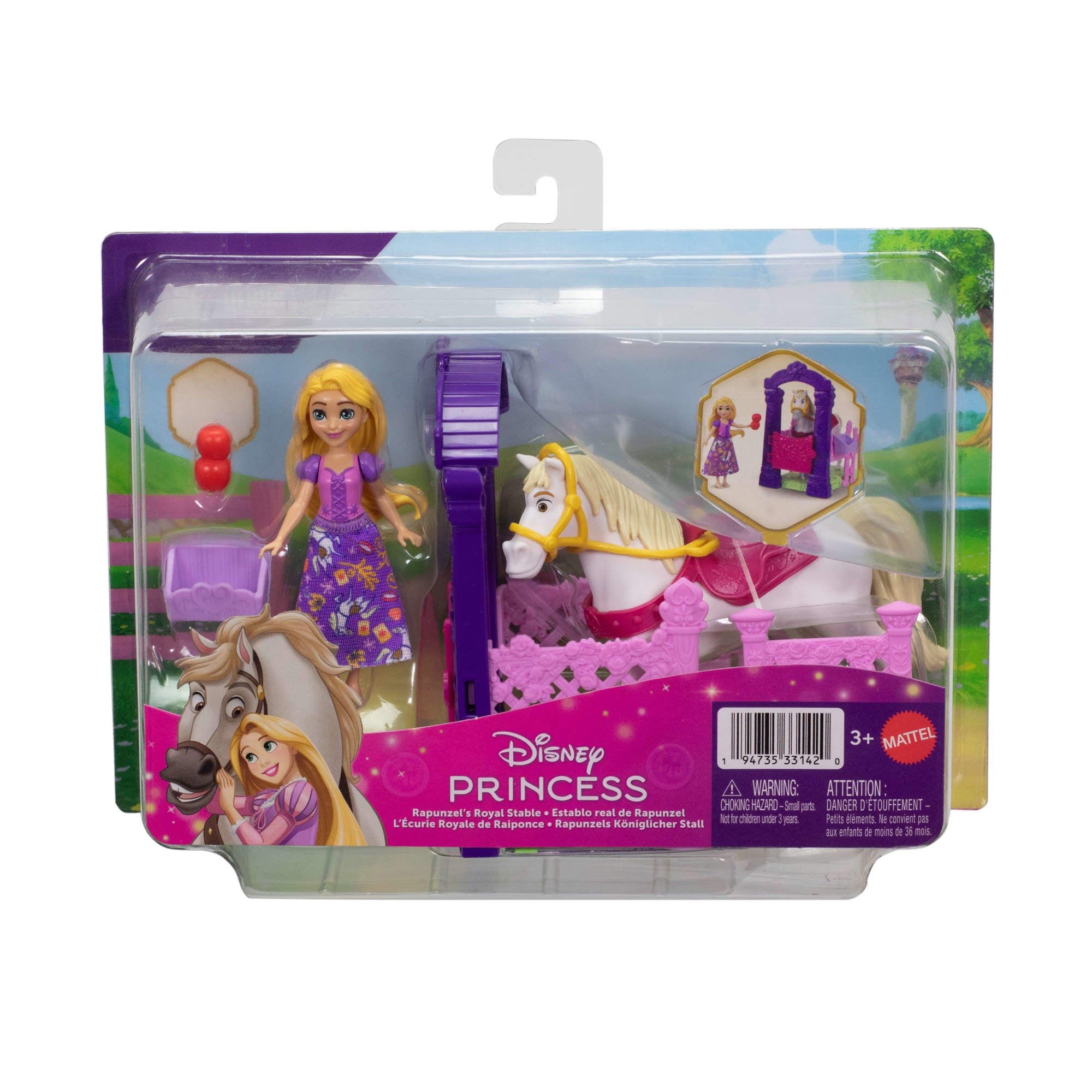 Disney Princesa Princesas Con Establo Y Caballo - Establo Real De Rapunzel-6